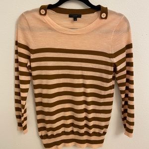 Pink and Brown J Crew Sweater